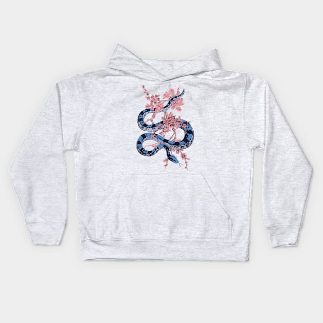 Snake Jungle Kids Hoodie by fernandaschallen